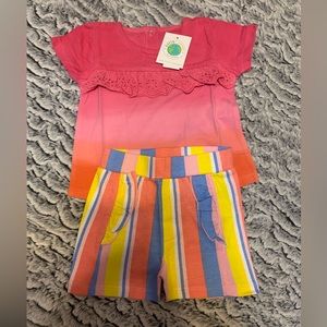 Infant girls shorts set